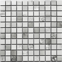 Мозаїка керамічна Kotto Ceramica СМ 3021 C3 impresion/gray/white 300 х 300 х 9 ( 25 х 25 )