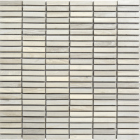 Мозаика из керамогранита Kotto Ceramica MI7 10500502C Grigio Freddo 300 x 300 х 10  ( прямоугольник 10 x 50 )