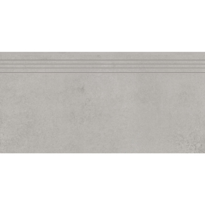 Сходинка з керамограніту Concrete Gris Engraved Stair сіра 8x597x297 мм