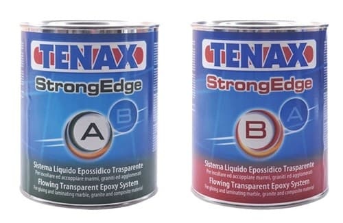 Суперпрозрачный жидкий эпоксидный клей StrongEdge A+B (1+0,5л) 1,5кг TENAX