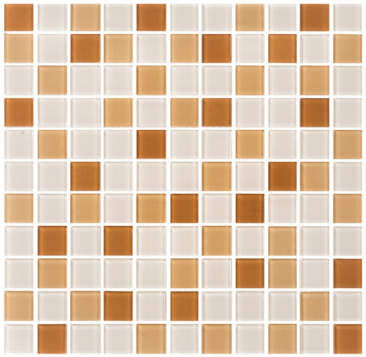 Мозаика керамическая Kotto Ceramica GM 4016 C3 ochra d/beige m/beige w  300 х 300 х 4   ( 25 х 25 )