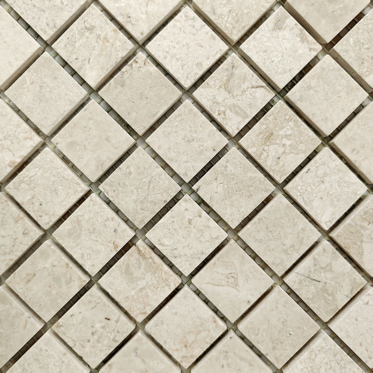 Мозаика из мрамора Полированная МКР-2П (23x23) Victoria Beige