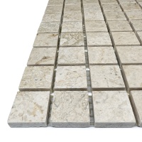 Мозаика из мрамора Полированная МКР-2П (23x23) Victoria Beige