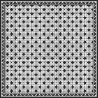 Мозаїка з керамограніту Kotto Ceramica MI7 K060607 Eleganza фриз короткий Nero/Salino 204х96х10 (10х10)