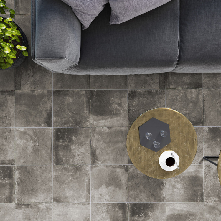 Ступенька клинкерная Stopnica V-Shape Piatto Antracyt антрацит 50x320x300 мм