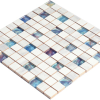 Мозаика керамическая Kotto Ceramica СМ 3107 C3 laterizio griz/laterizio bianco/line glass  300 х 300 х 9   ( 25 х 25 )