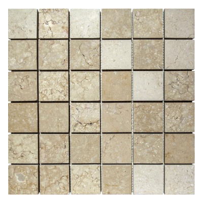 Мозаїка з мармуру Полірована МКР-3П (47x47) Beige Mix