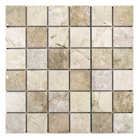 Мозаїка з мармуру Полірована МКР-3П (47x47) Beige Mix