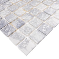 Мозаика стеклянная TRAVERTIN BLUE AquaMo