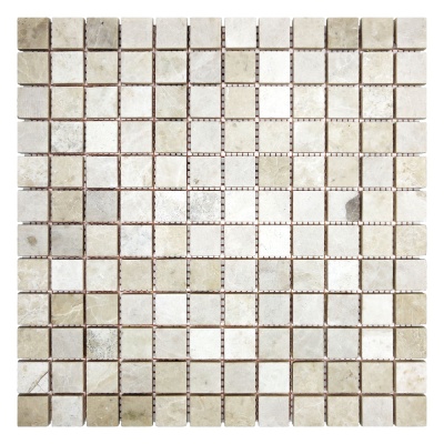 Мозаїка з мармуру Матова МКР-2СН (23x23) Victoria Beige МВ