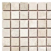 Мозаика из мрамора Матовая МКР-2СН (23x23) Victoria Beige МВ