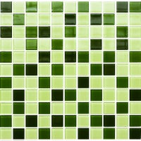Мозаїка керамічна Kotto Ceramica GM 4029 C3 green d/green m/green w 300 х 300 х 4 ( 25 х 25 )