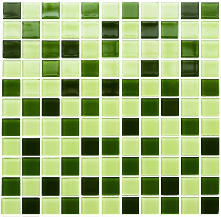Мозаїка керамічна Kotto Ceramica GM 4029 C3 green d/green m/green w 300 х 300 х 4 ( 25 х 25 )