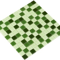 Мозаїка керамічна Kotto Ceramica GM 4029 C3 green d/green m/green w 300 х 300 х 4 ( 25 х 25 )