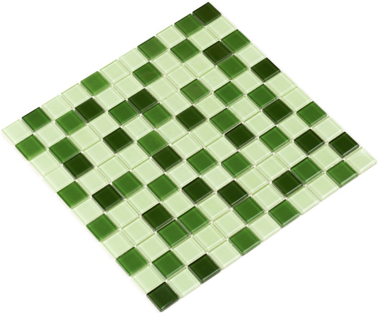Мозаїка керамічна Kotto Ceramica GM 4029 C3 green d/green m/green w 300 х 300 х 4 ( 25 х 25 )