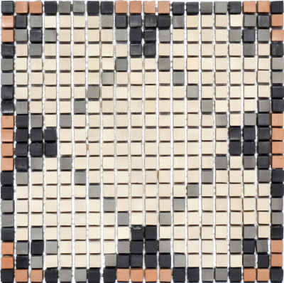Мозаика из керамогранита Kotto Ceramica MI7 K060700 Lviv Legends рапорт Beige/Focato/Buchero/Nero