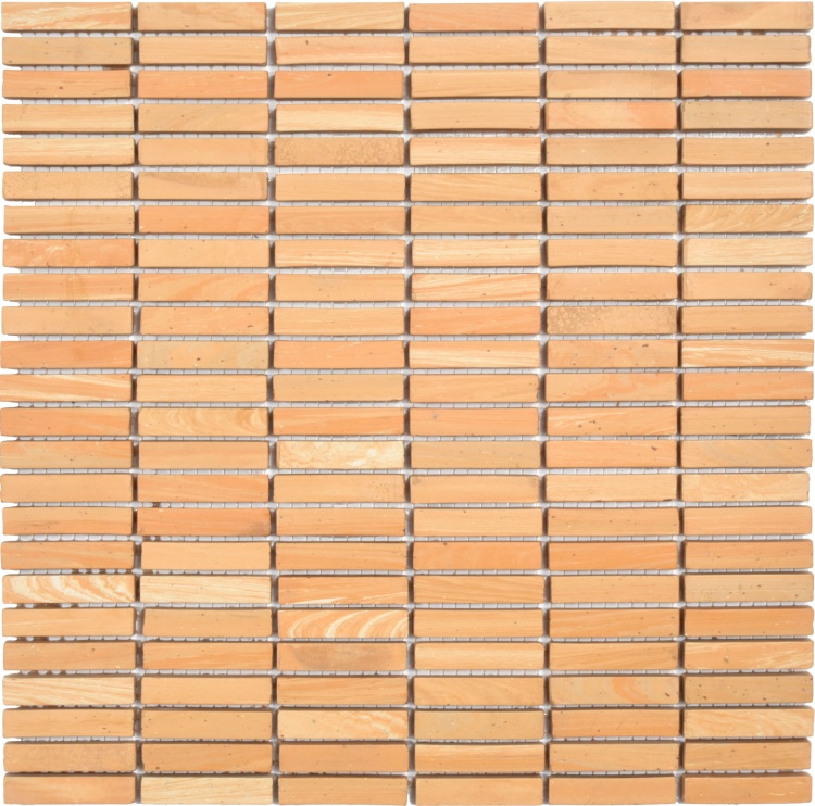 Мозаика из керамогранита Kotto Ceramica MI7 10500511C Dorato  300 x 300 х 10  ( прямоугольник 10 x 50 )