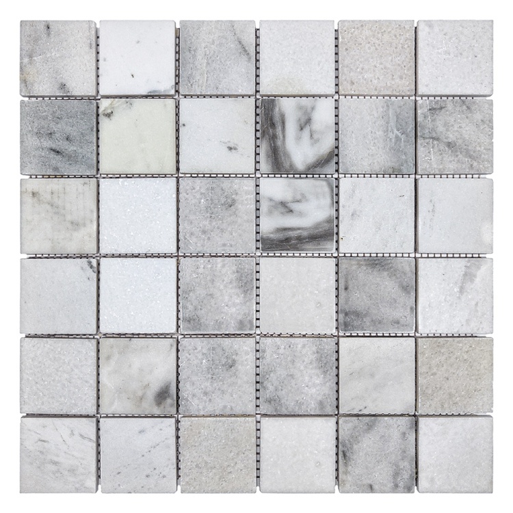 Мозаика из мрамора Полированная МКР-3П (47x47) White Mix