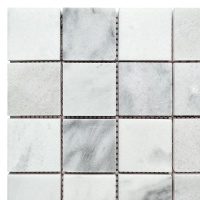 Мозаїка з мармуру Полірована МКР-3П (47x47) White Mix