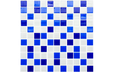 Мозаїка керамічна Kotto Ceramica GM 4033 C3 cobalt d/cobalt m/white 300 х 300 х 4 ( 25 х 25 )